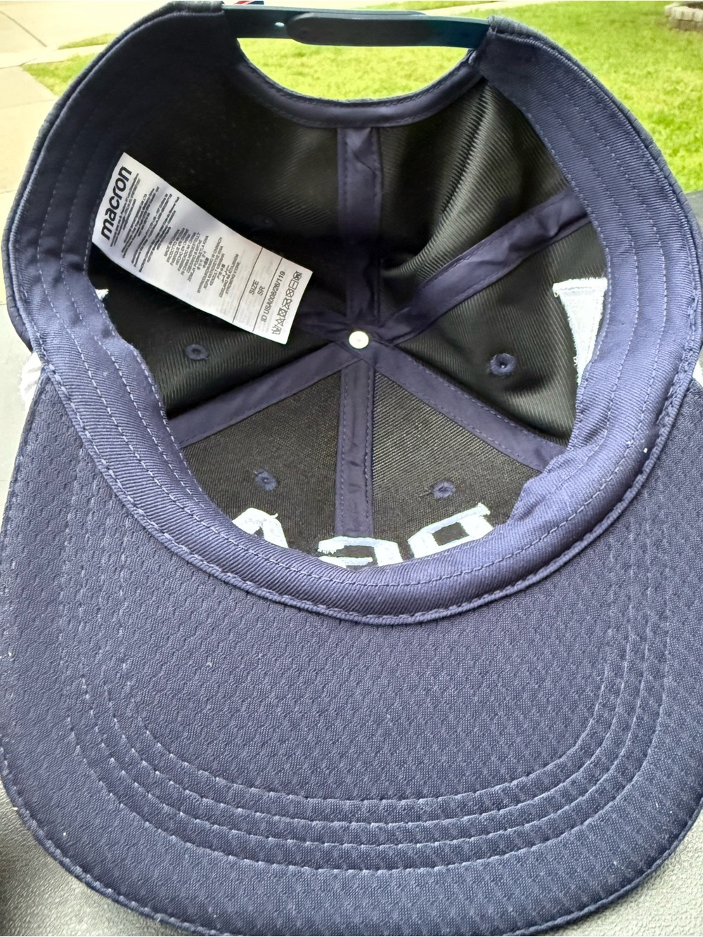 PGA Embroidered Rope-Trim Snapback Cap - Navy - Picture 5 of 6